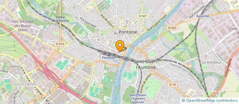 localisation de l'entreprise MONSIEUR NICOLAS MARQUETTE  PONTOISE