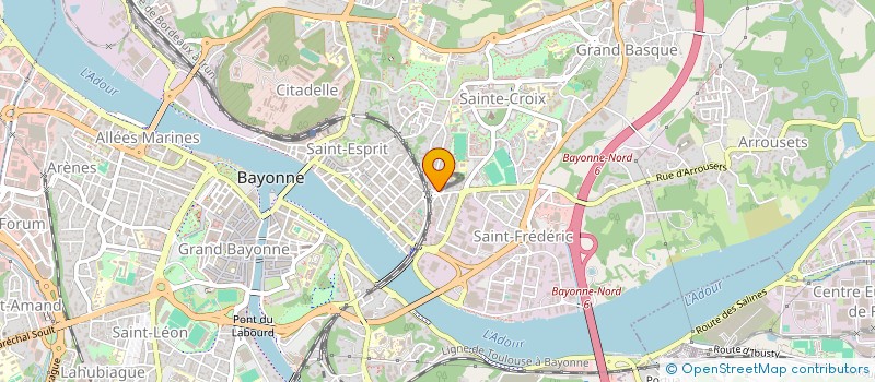 localisation de l'entreprise MONSIEUR NICOLAS MARQUIS  BAYONNE