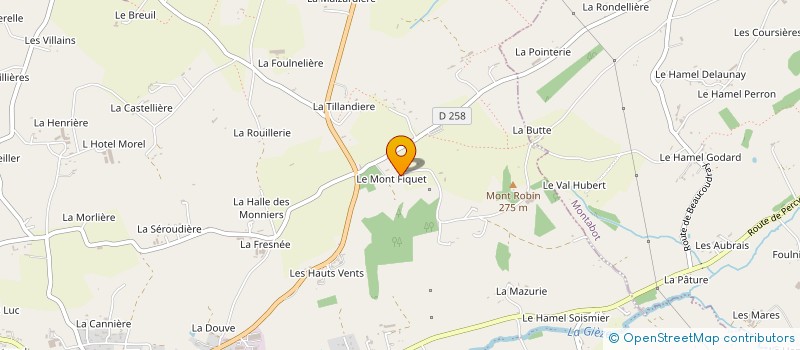 localisation de l'entreprise MONSIEUR NICOLAS MARQUIS  PERCY-EN-NORMANDIE