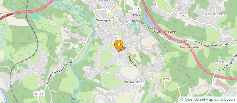 localisation de l'entreprise MONSIEUR NICOLAS MARREC  SAINT-PIERRE-D'IRUBE