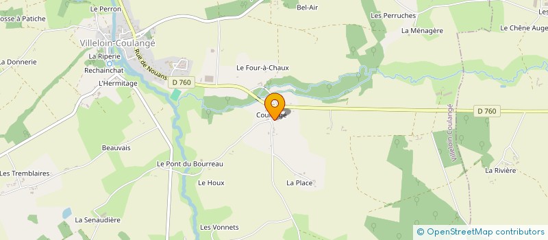 localisation de l'entreprise MONSIEUR NICOLAS MARSAIS  VILLELOIN-COULANGE