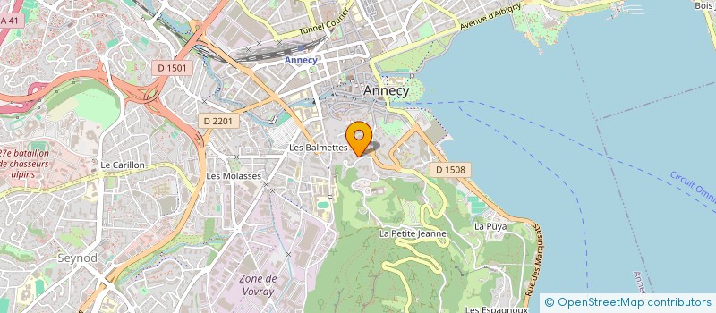 localisation de l'entreprise MONSIEUR NICOLAS MARSAULT à ANNECY