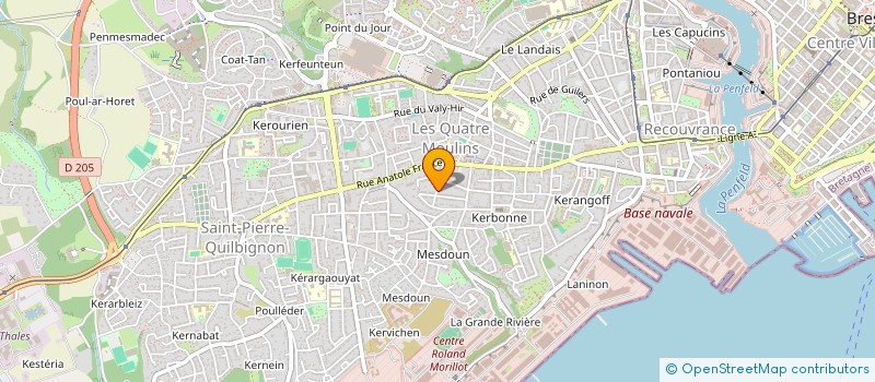 localisation de l'entreprise MONSIEUR NICOLAS MARSILLE à BREST