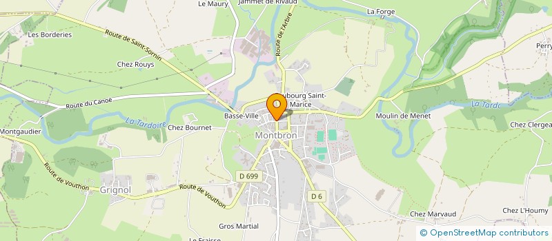 localisation de l'entreprise MONSIEUR NICOLAS MARSIQUET  MONTBRON