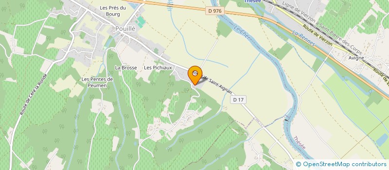 localisation de l'entreprise MONSIEUR NICOLAS MARTEAU à POUILLE