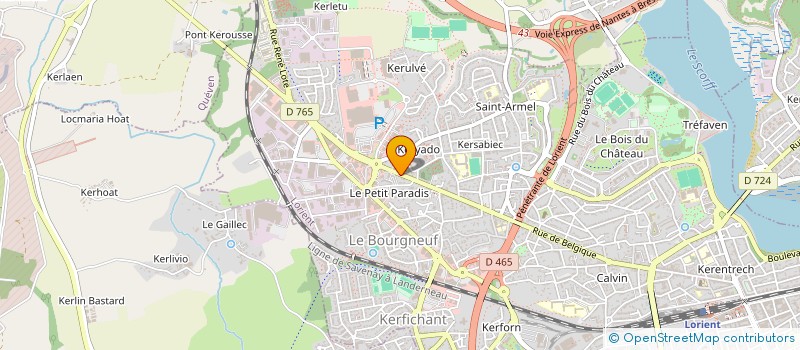 localisation de l'entreprise MONSIEUR NICOLAS MARTEAU à LORIENT