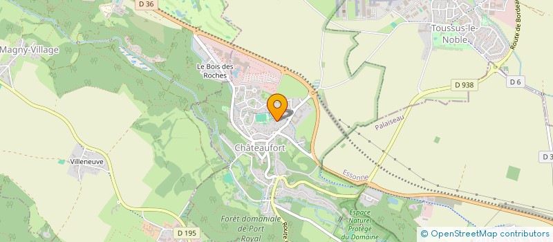 localisation de l'entreprise MONSIEUR NICOLAS MARTIN  CHATEAUFORT