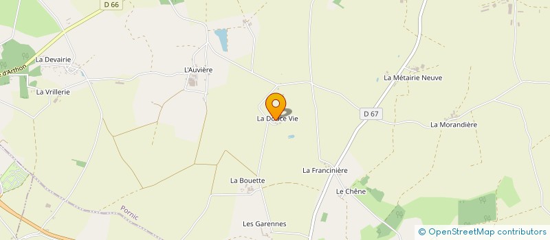 localisation de l'entreprise MONSIEUR NICOLAS MARTIN  PORNIC