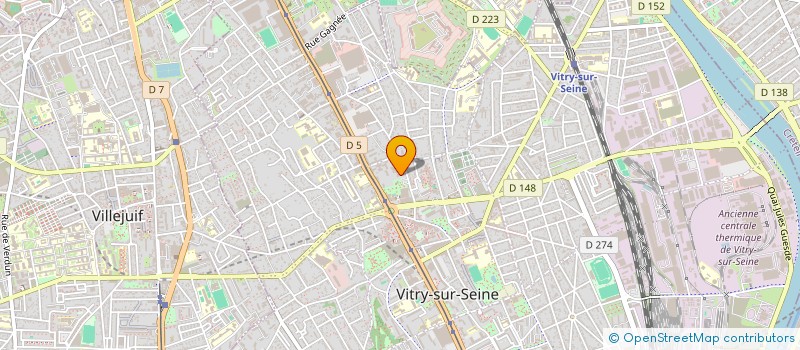 localisation de l'entreprise MONSIEUR NICOLAS MARTIN à VITRY-SUR-SEINE