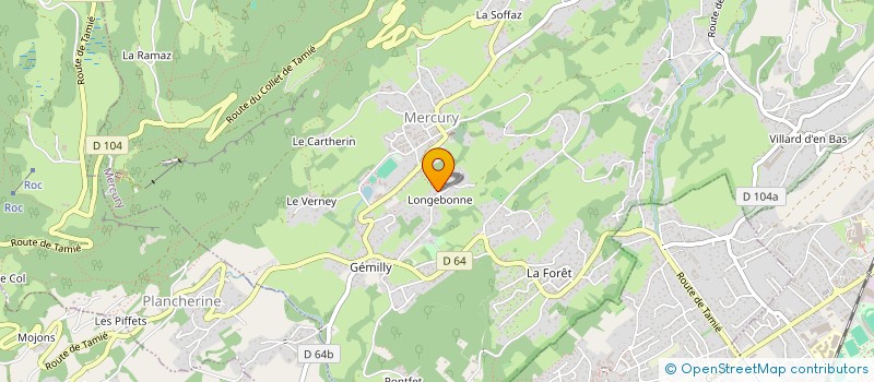 localisation de l'entreprise MONSIEUR NICOLAS MARTIN  MERCURY