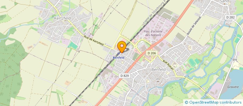 localisation de l'entreprise MONSIEUR NICOLAS MARTIN  BENFELD