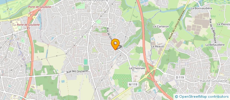 localisation de l'entreprise MONSIEUR NICOLAS MARTIN à BASSE-GOULAINE