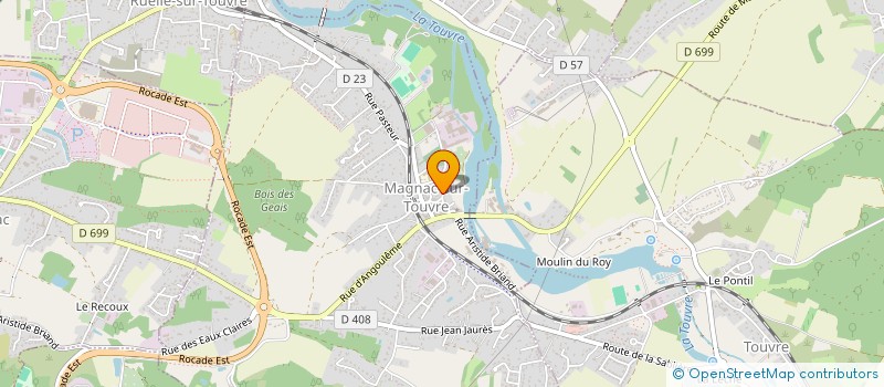 localisation de l'entreprise MONSIEUR NICOLAS MARTIN à MAGNAC-SUR-TOUVRE