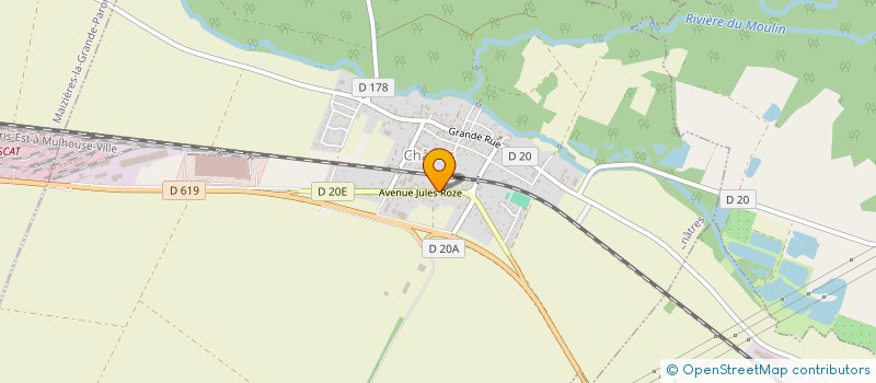 localisation de l'entreprise MONSIEUR NICOLAS MARTIN  CHATRES