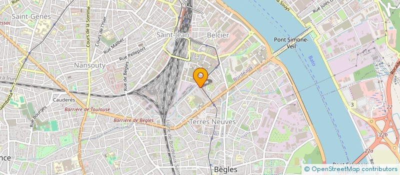 localisation de l'entreprise MONSIEUR NICOLAS MARTIN  BORDEAUX