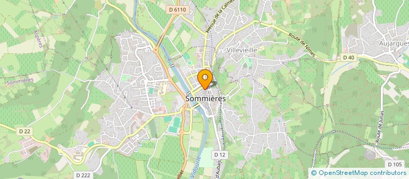 localisation de l'entreprise MONSIEUR NICOLAS MARTIN TEYSSIER  SOMMIERES