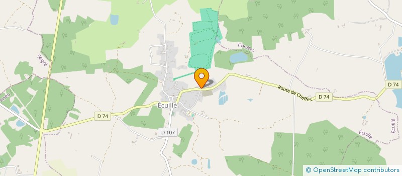 localisation de l'entreprise MONSIEUR NICOLAS MARTINEAU  ECUILLE