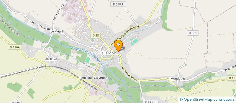localisation de l'entreprise MONSIEUR NICOLAS MARTINETTI-MONJE à GALLARDON