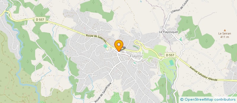 localisation de l'entreprise MONSIEUR NICOLAS MARTINEZ  FLAYOSC