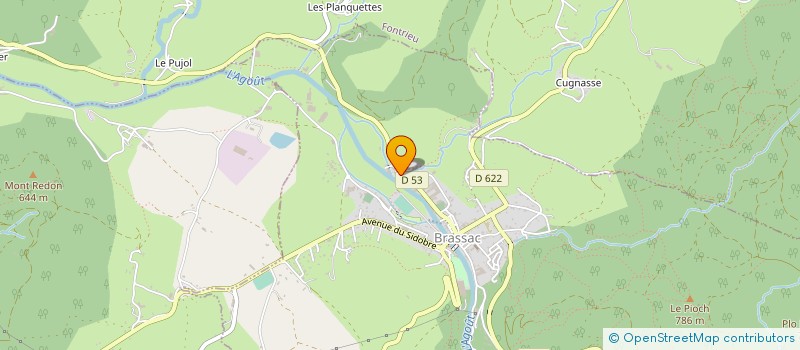 localisation de l'entreprise MONSIEUR NICOLAS MARTINEZ  BRASSAC