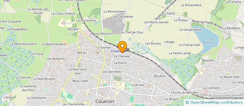 localisation de l'entreprise MONSIEUR NICOLAS MARTINHO à COUERON