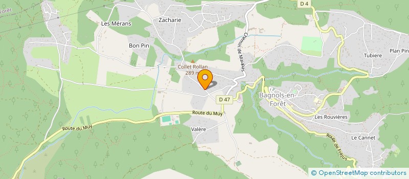 localisation de l'entreprise MONSIEUR NICOLAS MARTINS à BAGNOLS-EN-FORET