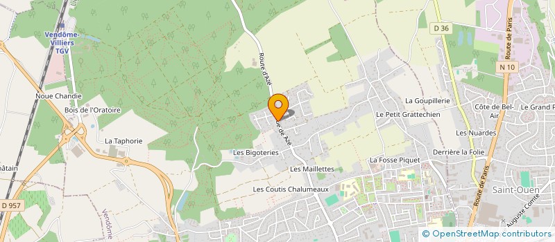 localisation de l'entreprise MONSIEUR NICOLAS MARY  VENDOME