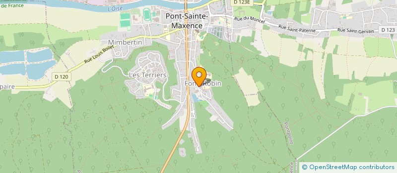 localisation de l'entreprise MONSIEUR NICOLAS MARY PATRICK FRISON  PONT-SAINTE-MAXENCE