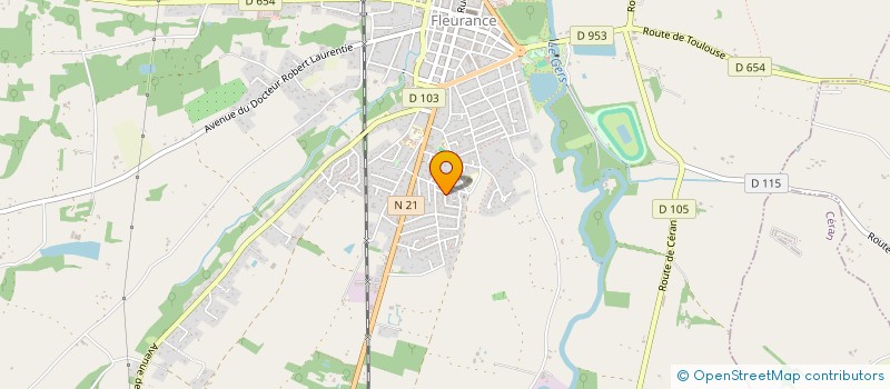 localisation de l'entreprise MONSIEUR NICOLAS MAS  FLEURANCE