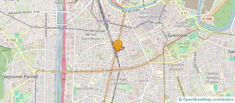 localisation de l'entreprise MONSIEUR NICOLAS MASSACRIER  GRENOBLE