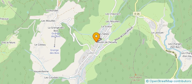 localisation de l'entreprise MONSIEUR NICOLAS MASSE à LULLIN
