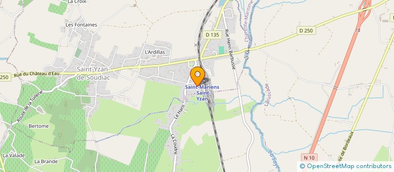 localisation de l'entreprise MONSIEUR NICOLAS MASSIAS  SAINT-YZAN-DE-SOUDIAC