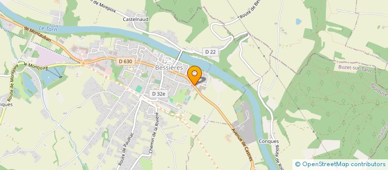 localisation de l'entreprise MONSIEUR NICOLAS MASSOL  BESSIERES