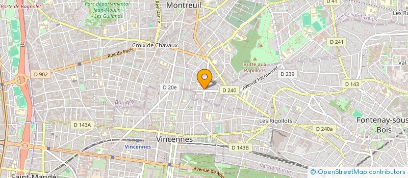 localisation de l'entreprise MONSIEUR NICOLAS MASSON à MONTREUIL