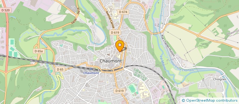 localisation de l'entreprise MONSIEUR NICOLAS MASSON  CHAUMONT