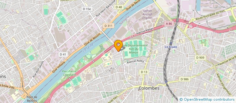 localisation de l'entreprise MONSIEUR NICOLAS MASSY à COLOMBES