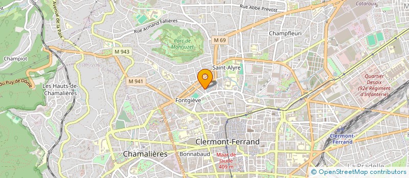 localisation de l'entreprise MONSIEUR NICOLAS MASTROSIMONE  CLERMONT-FERRAND