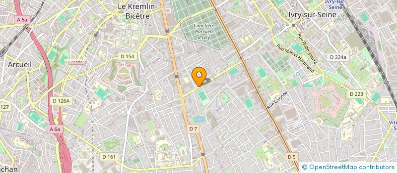 localisation de l'entreprise MONSIEUR NICOLAS MATHIAS  VILLEJUIF