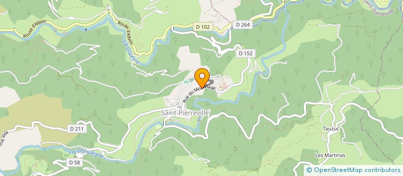 localisation de l'entreprise MONSIEUR NICOLAS MATHIEU  SAINT-JULIEN-DU-GUA