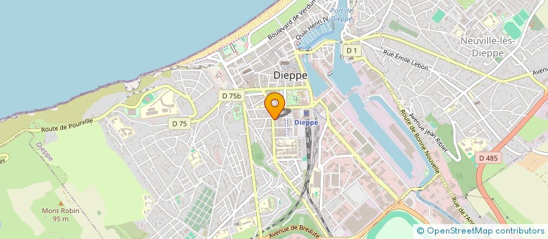 localisation de l'entreprise MONSIEUR NICOLAS MATHIEU à DIEPPE