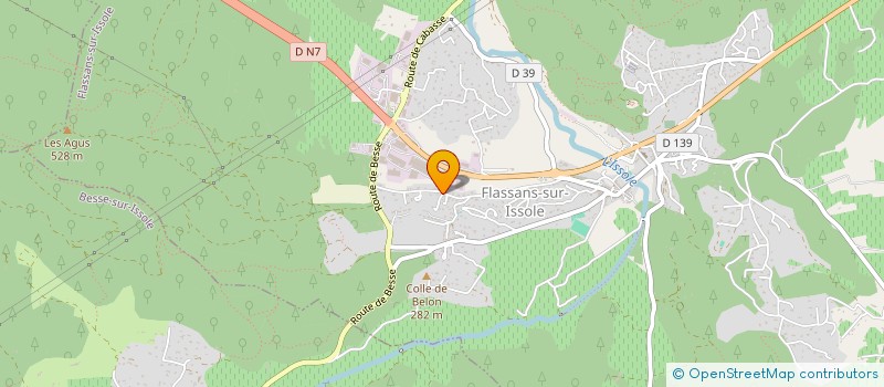 localisation de l'entreprise MONSIEUR NICOLAS MATHON  FLASSANS-SUR-ISSOLE