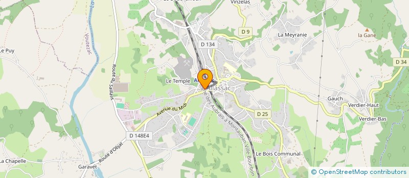 localisation de l'entreprise MONSIEUR NICOLAS MATHURIN  ESTIVAUX