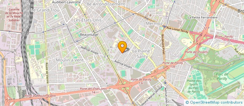 localisation de l'entreprise MONSIEUR NICOLAS MATHY  LYON