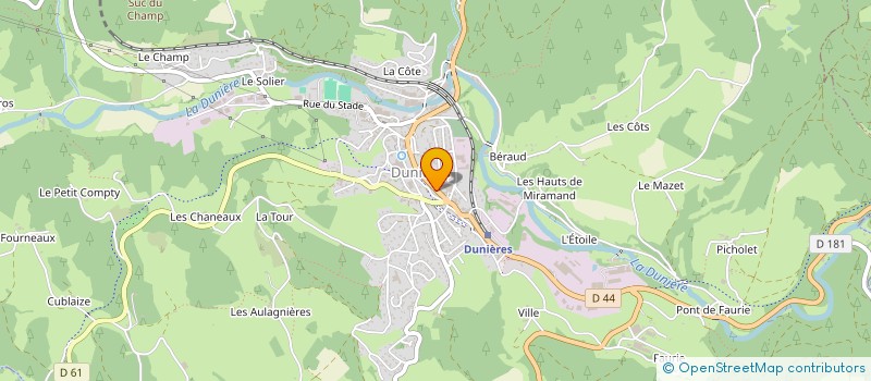 localisation de l'entreprise MONSIEUR NICOLAS MATILLON  MONTFAUCON-EN-VELAY