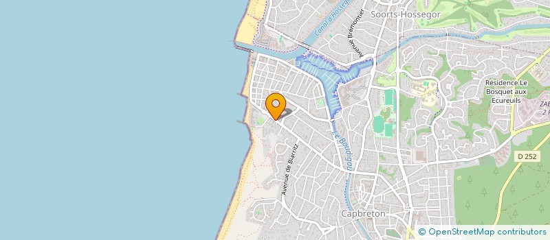 localisation de l'entreprise MONSIEUR NICOLAS MATRAGLIA  SOORTS-HOSSEGOR