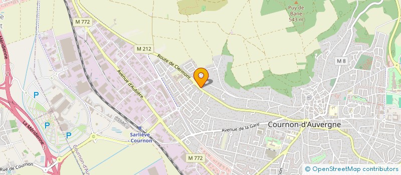 localisation de l'entreprise MONSIEUR NICOLAS MATRAND  PONT-DU-CHATEAU