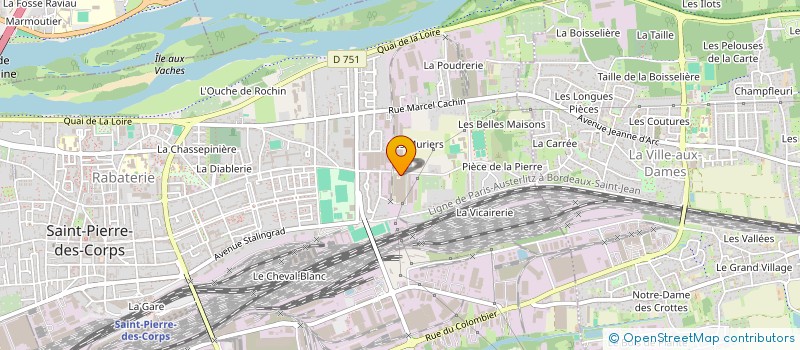 localisation de l'entreprise MONSIEUR NICOLAS MATTEODO à SAINT-PIERRE-DES-CORPS
