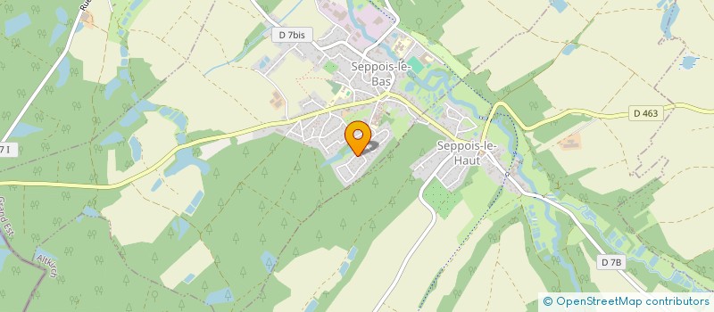 localisation de l'entreprise MONSIEUR NICOLAS MATTER  SEPPOIS-LE-BAS