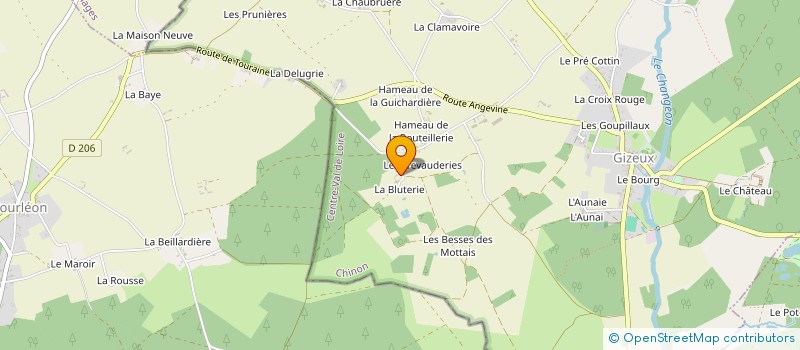 localisation de l'entreprise MONSIEUR NICOLAS MAUGER  GIZEUX