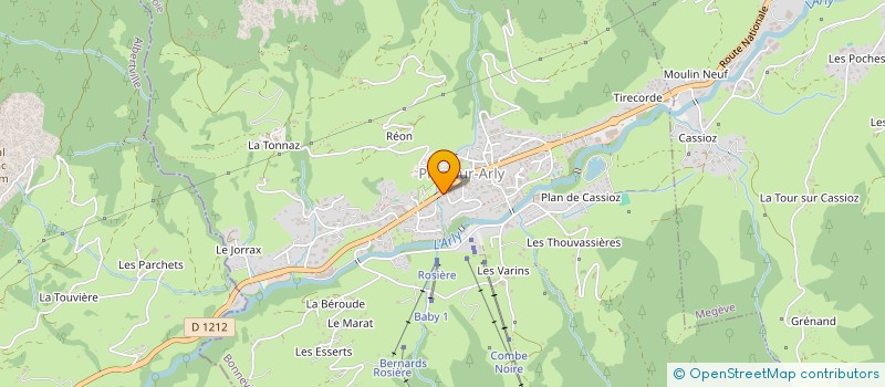 localisation de l'entreprise MONSIEUR NICOLAS MAULET  PRAZ-SUR-ARLY